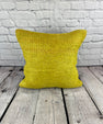 20 x 20 Hemp Pillow Turkish Cushion Natural Green Pillow Cushion Cover #6302
