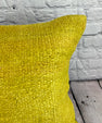 20 x 20 Hemp Pillow Turkish Cushion Natural Green Pillow Cushion Cover #6302