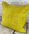 20 x 20 Hemp Pillow Turkish Cushion Natural Green Pillow Cushion Cover #6299