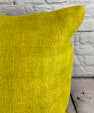 20 x 20 Hemp Pillow Turkish Cushion Natural Green Pillow Cushion Cover #6299