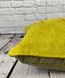 20 x 20 Hemp Pillow Turkish Cushion Natural Green Pillow Cushion Cover #6303