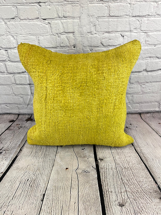 20 x 20 Hemp Pillow Turkish Cushion Natural Green Pillow Cushion Cover #6308