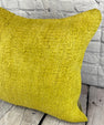 20 x 20 Hemp Pillow Turkish Cushion Natural Green Pillow Cushion Cover #6308