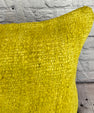 20 x 20 Hemp Pillow Turkish Cushion Natural Green Pillow Cushion Cover #6308