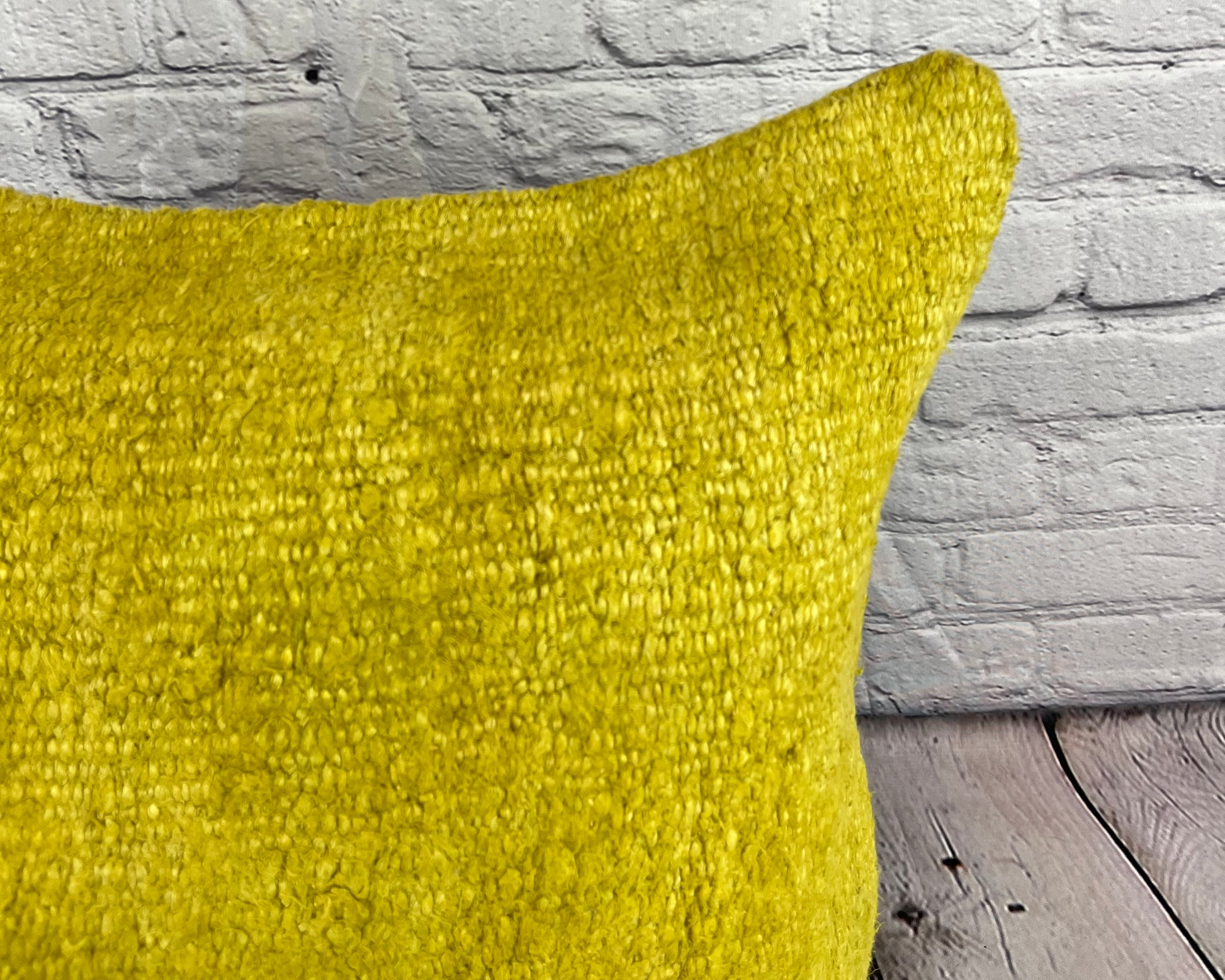20 x 20 Hemp Pillow Turkish Cushion Natural Green Pillow Cushion Cover #6308