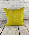 20 x 20 Hemp Pillow Turkish Cushion Natural Green Pillow Cushion Cover #6306