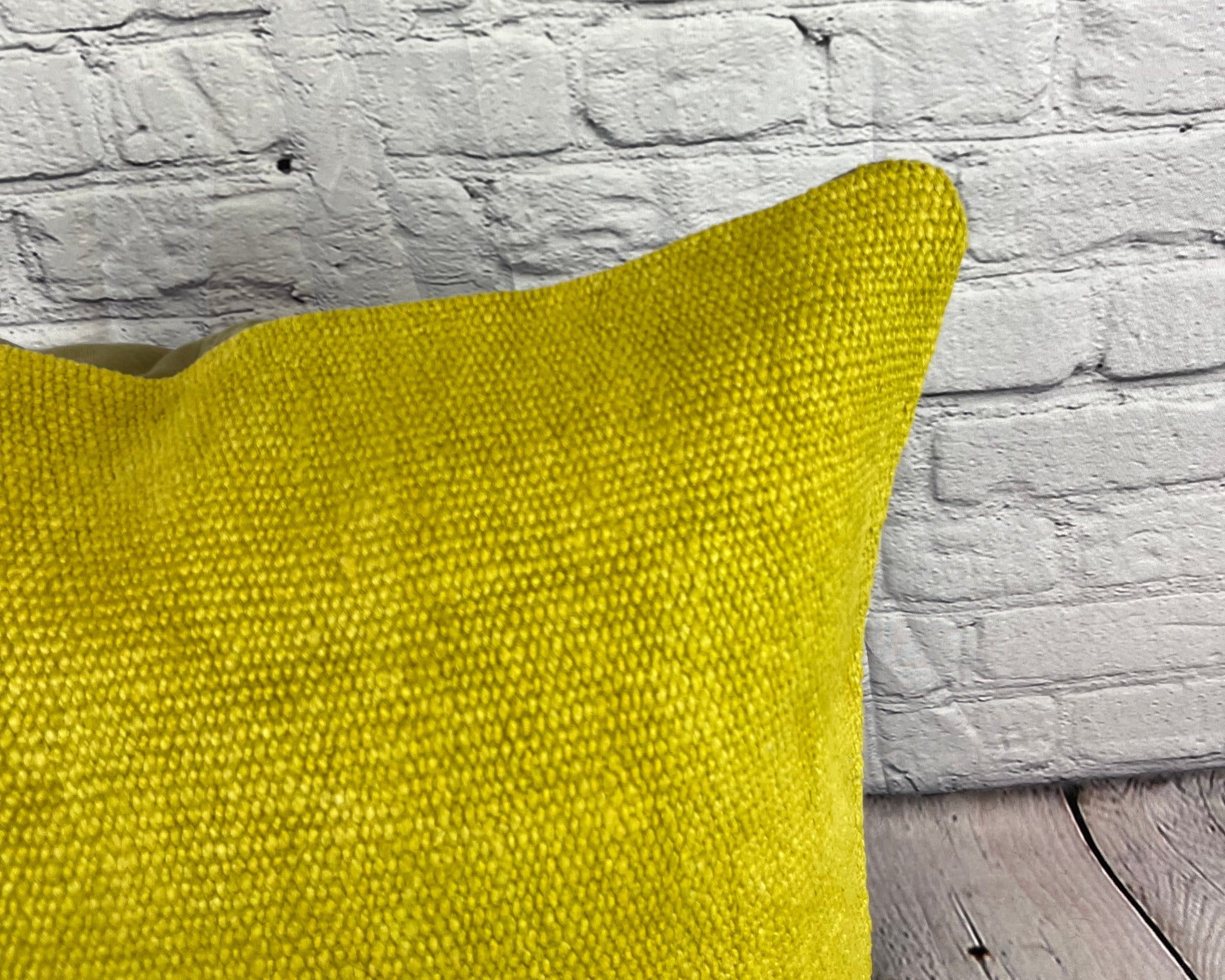 20 x 20 Hemp Pillow Turkish Cushion Natural Green Pillow Cushion Cover #6306