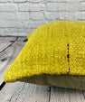 20 x 20 Hemp Pillow Turkish Cushion Natural Green Pillow Cushion Cover #6309