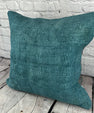 20 x 20 Hemp Pillow Turkish Cushion Natural Blue Pillow Cushion Cover #6426