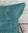 20 x 20 Hemp Pillow Turkish Cushion Natural Blue Pillow Cushion Cover #6426