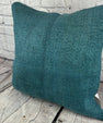 20 x 20 Hemp Pillow Turkish Cushion Natural Blue Pillow Cushion Cover #6425