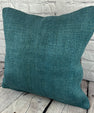 20 x 20 Hemp Pillow Turkish Cushion Natural Blue Pillow Cushion Cover #6427