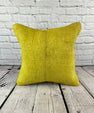 20 x 20 Hemp Pillow Turkish Cushion Natural Green Pillow Cushion Cover #6312