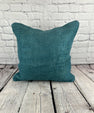 20 x 20 Hemp Pillow Turkish Cushion Natural Blue Pillow Cushion Cover #6432
