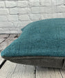 20 x 20 Hemp Pillow Turkish Cushion Natural Blue Pillow Cushion Cover #6432