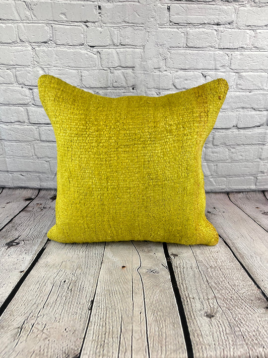 20 x 20 Hemp Pillow Turkish Cushion Natural Green Pillow Cushion Cover #6310