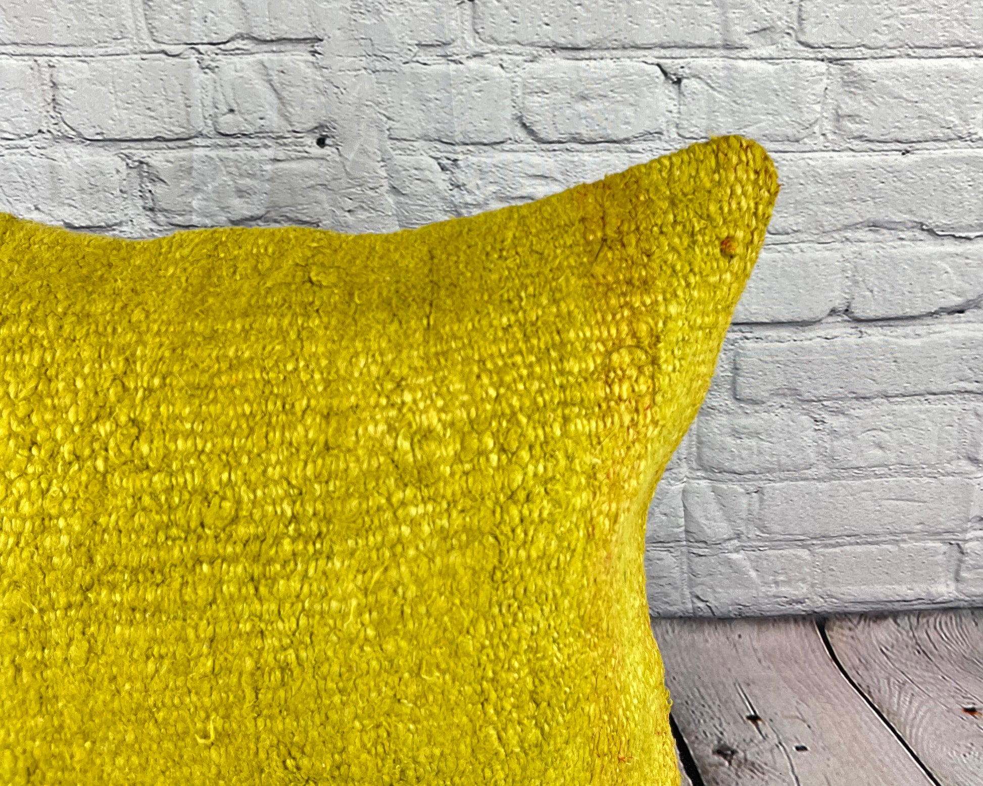 20 x 20 Hemp Pillow Turkish Cushion Natural Green Pillow Cushion Cover #6310