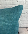 20 x 20 Hemp Pillow Turkish Cushion Natural Blue Pillow Cushion Cover #6417