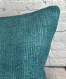 20 x 20 Hemp Pillow Turkish Cushion Natural Blue Pillow Cushion Cover #6420