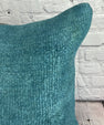 20 x 20 Hemp Pillow Turkish Cushion Natural Blue Pillow Cushion Cover #6413
