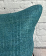 20 x 20 Hemp Pillow Turkish Cushion Natural Blue Pillow Cushion Cover #6415