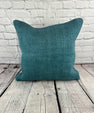 20 x 20 Hemp Pillow Turkish Cushion Natural Blue Pillow Cushion Cover #6416