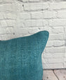 20 x 20 Hemp Pillow Turkish Cushion Natural Blue Pillow Cushion Cover #6416