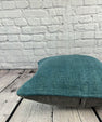 20 x 20 Hemp Pillow Turkish Cushion Natural Blue Pillow Cushion Cover #6416