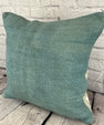 20 x 20 Hemp Pillow Turkish Cushion Natural Blue Pillow Cushion Cover #6363