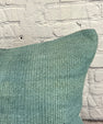 20 x 20 Hemp Pillow Turkish Cushion Natural Blue Pillow Cushion Cover #6363