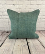 20 x 20 Hemp Pillow Turkish Cushion Natural Green Pillow Cushion Cover #6365