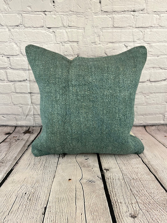 20 x 20 Hemp Pillow Turkish Cushion Natural Green Pillow Cushion Cover #6365