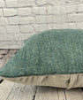 20 x 20 Hemp Pillow Turkish Cushion Natural Green Pillow Cushion Cover #6365