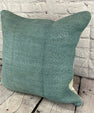 20 x 20 Hemp Pillow Turkish Cushion Natural Blue Pillow Cushion Cover #6366