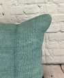 20 x 20 Hemp Pillow Turkish Cushion Natural Blue Pillow Cushion Cover #6366