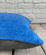20 x 20 Hemp Pillow Turkish Cushion Natural Blue Pillow Cushion Cover #6450