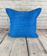 20 x 20 Hemp Pillow Turkish Cushion Natural Blue Pillow Cushion Cover #6451