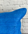 20 x 20 Hemp Pillow Turkish Cushion Natural Blue Pillow Cushion Cover #6448