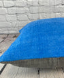 20 x 20 Hemp Pillow Turkish Cushion Natural Blue Pillow Cushion Cover #6448