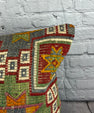20 x 20 Kilim Pillow Turkish Cushion Natural Green Pillow Cushion Cover #6766