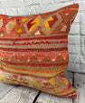 20 x 20 Kilim Pillow Turkish Cushion Natural Green Pillow Cushion Cover #6814