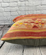 20 x 20 Kilim Pillow Turkish Cushion Natural Green Pillow Cushion Cover #6814