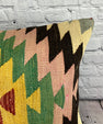 20 x 20 Kilim Pillow Turkish Cushion Natural Yellow Green Pillow Cushion Cover #6794