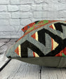 20 x 20 Kilim Pillow Turkish Cushion Natural Green Black Pillow Cushion Cover #6787