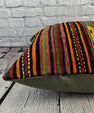 20 x 20 Kilim Pillow Turkish Cushion Natural Anatolian Night Pillow Cushion Cover #6755