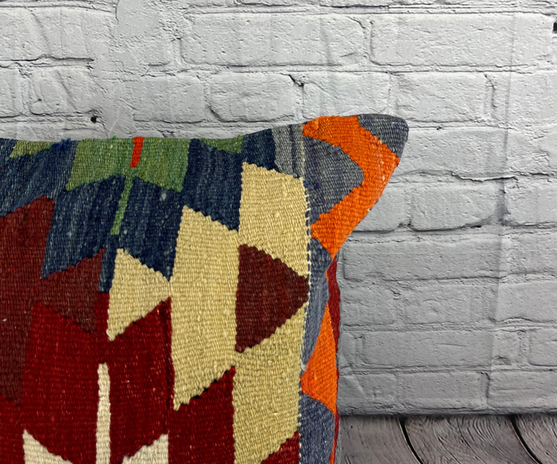 20 x 20 Kilim Pillow Turkish Cushion Natural Anatolian Brown Pillow Cushion Cover #6749