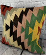 20 x 20 Kilim Pillow Turkish Cushion Natural Modern Pillow Cushion Cover #6745