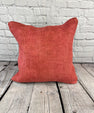 20 x 20 Hemp Pillow Turkish Cushion Natural Pinkish Red Pillow Cushion Cover #6476