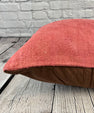 20 x 20 Hemp Pillow Turkish Cushion Natural Pinkish Red Pillow Cushion Cover #6473