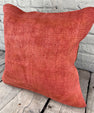 20 x 20 Hemp Pillow Turkish Cushion Natural Pinkish Red Pillow Cushion Cover #6472